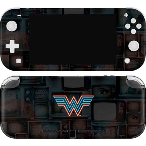 Wonder Woman 1984 (2020) Neon Logo Nintendo Switch Lite Skin